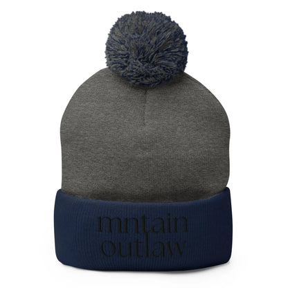 mntain outlaw REBEL Pom - Pom Beanie - MNTAIN OUTLAW LTD