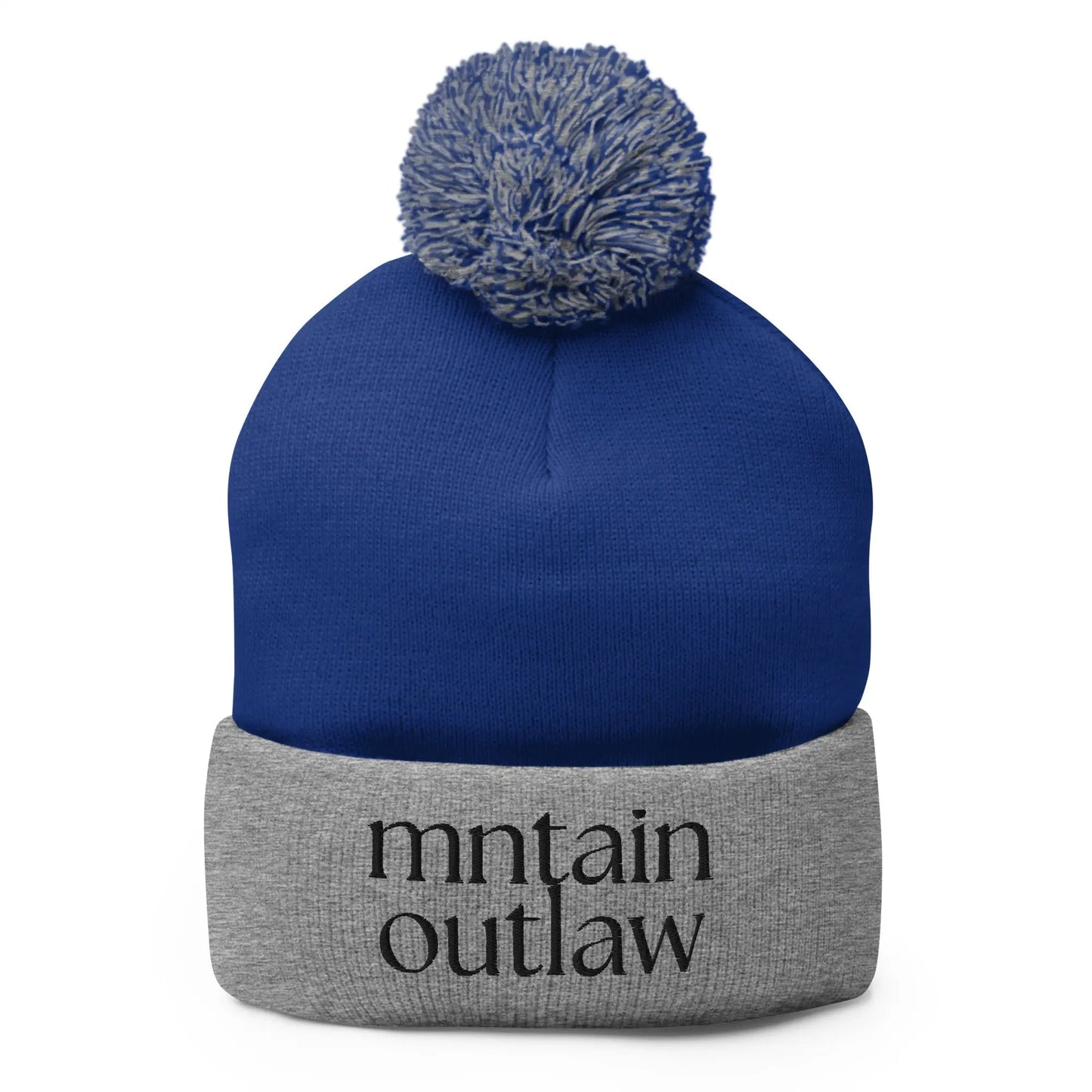 mntain outlaw REBEL Pom - Pom Beanie - MNTAIN OUTLAW LTD