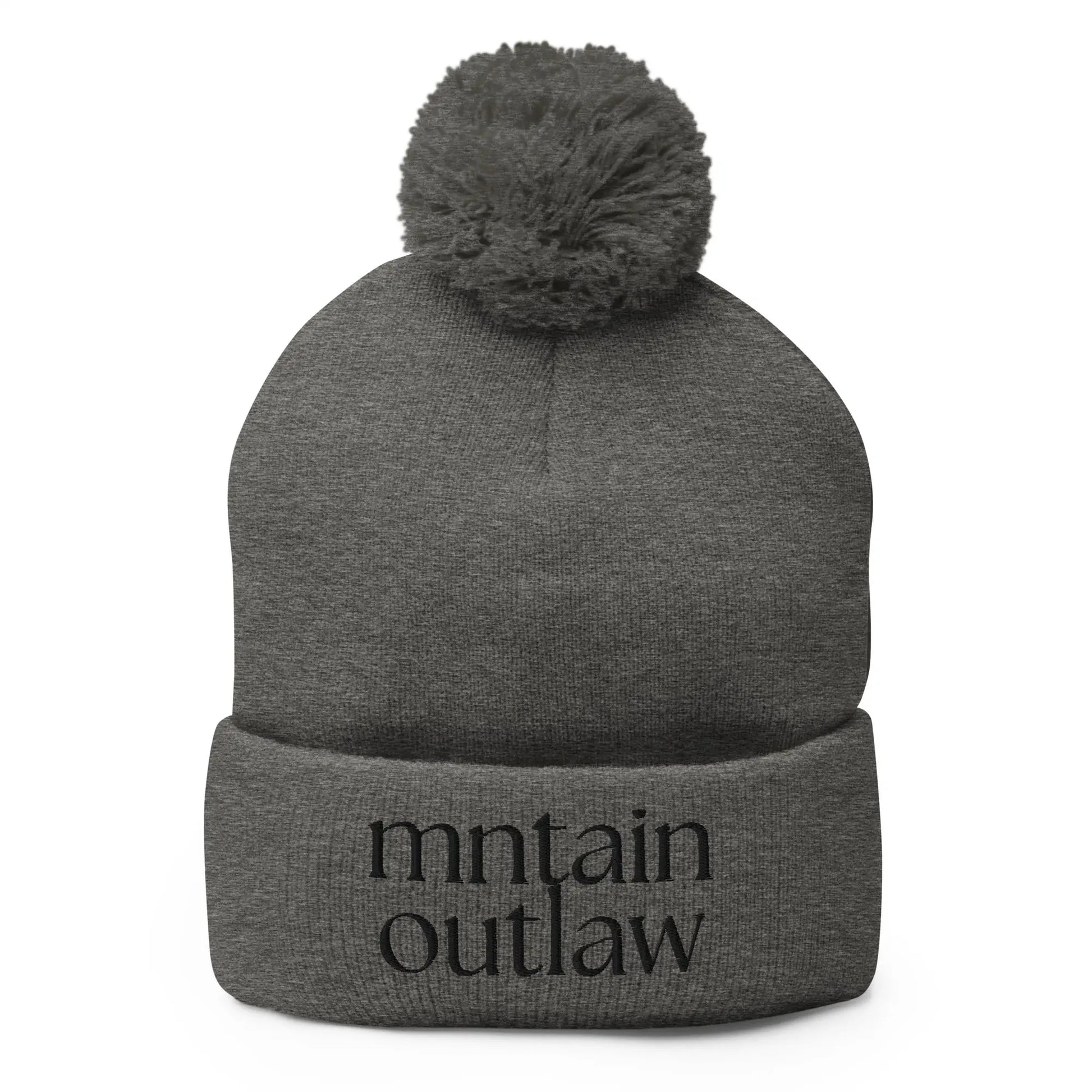 mntain outlaw REBEL Pom - Pom Beanie - MNTAIN OUTLAW LTD