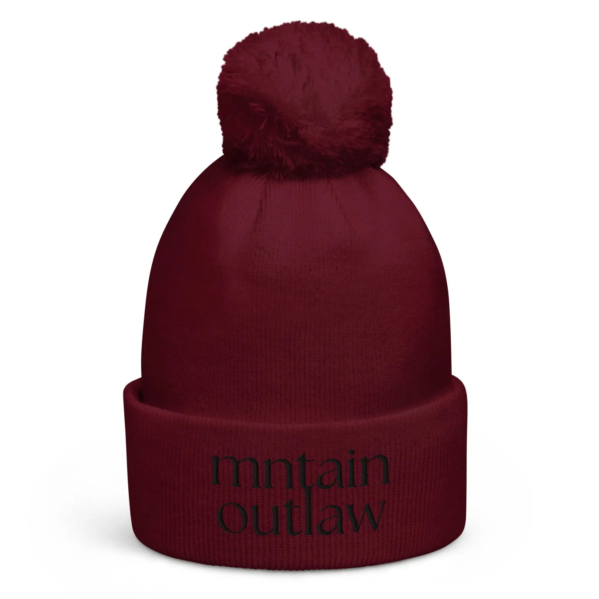 mntain outlaw REBEL Pom pom beanie - MNTAIN OUTLAW LTD