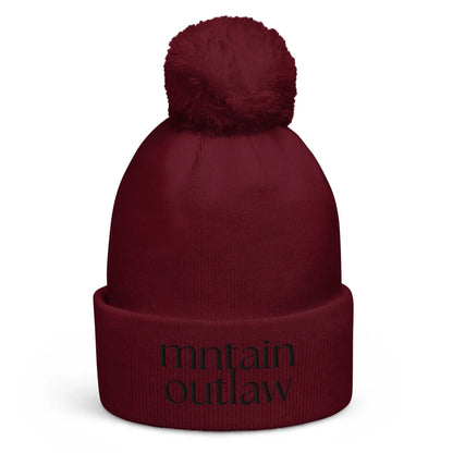 mntain outlaw REBEL Pom pom beanie - MNTAIN OUTLAW LTD
