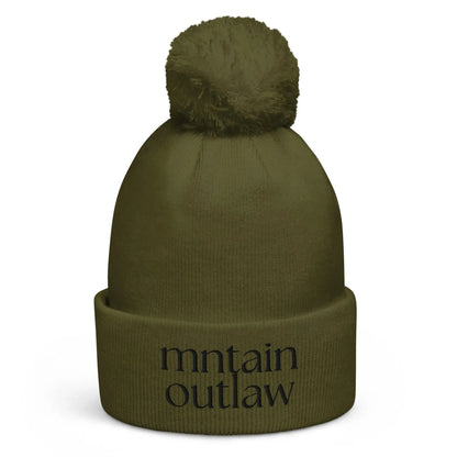 mntain outlaw REBEL Pom pom beanie - MNTAIN OUTLAW LTD