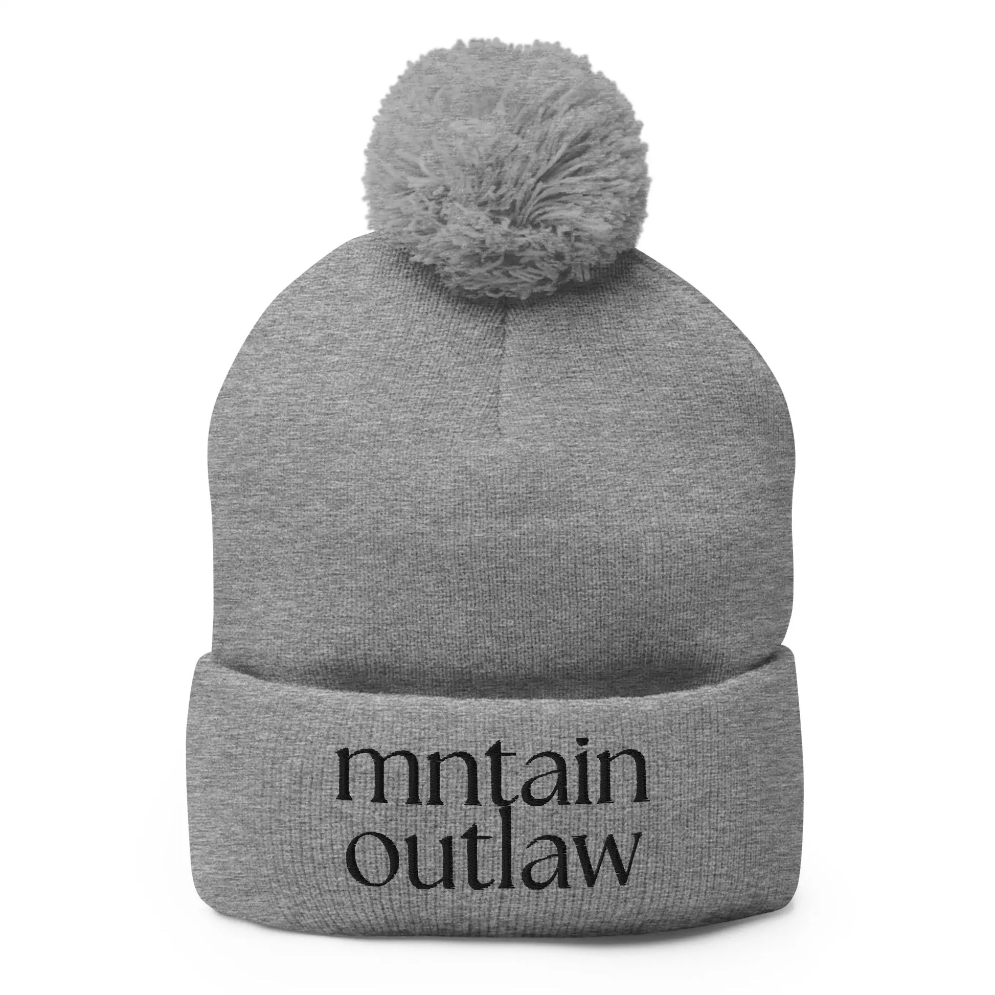 mntain outlaw REBEL Pom - Pom Beanie - MNTAIN OUTLAW LTD