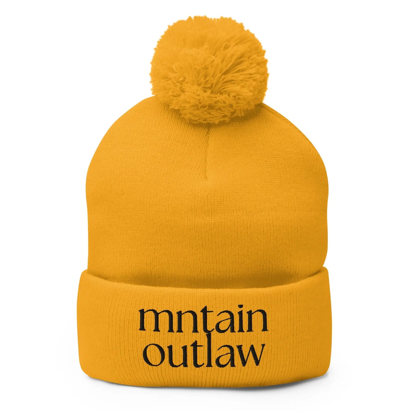 mntain outlaw REBEL Pom - Pom Beanie - MNTAIN OUTLAW LTD