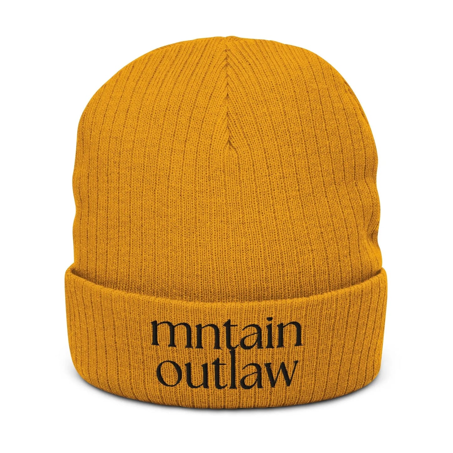 mntain outlaw REBEL Ribbed knit beanie - MNTAIN OUTLAW LTD