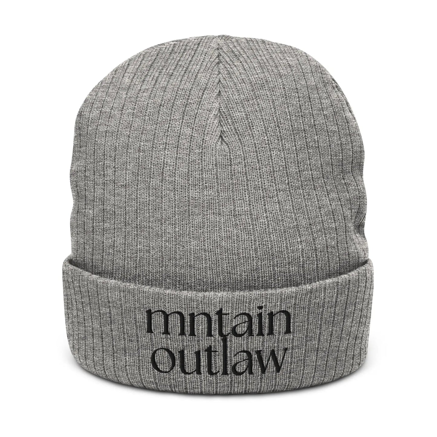 mntain outlaw REBEL Ribbed knit beanie - MNTAIN OUTLAW LTD
