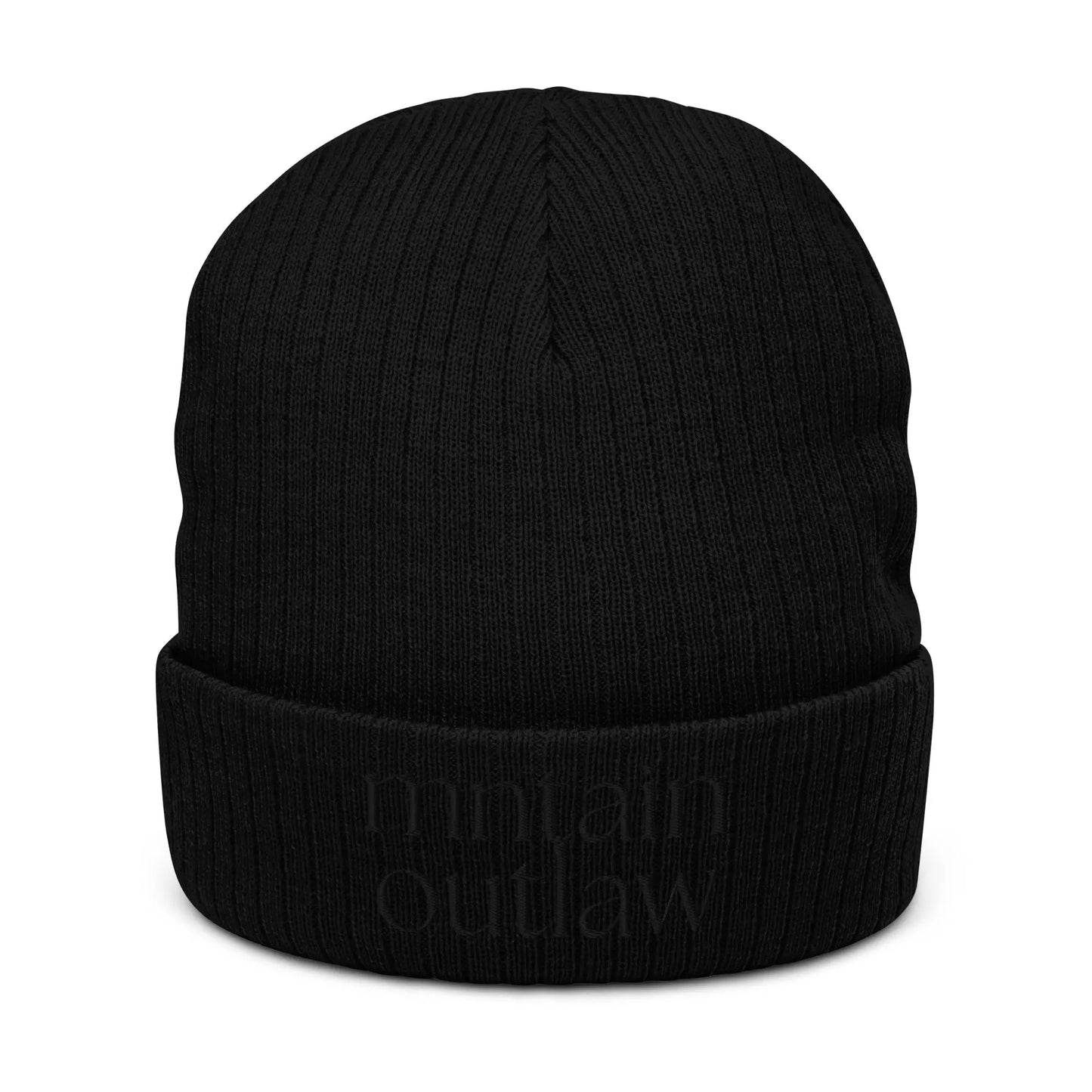 mntain outlaw REBEL Ribbed knit beanie - MNTAIN OUTLAW LTD