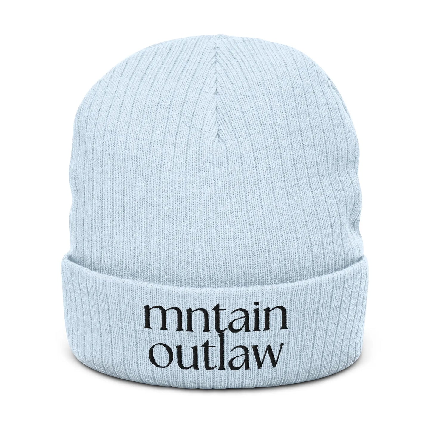 mntain outlaw REBEL Ribbed knit beanie - MNTAIN OUTLAW LTD