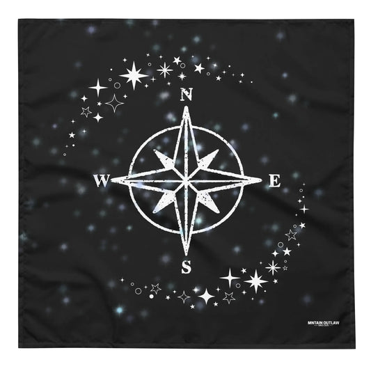 THE IRON COMPASS – OUTLAW BANDANNA - MNTAIN OUTLAW LTD